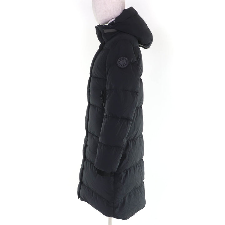 Pristine CANADA GOOSE down coat Byward Parka Logo patch and hood black XS 2610LB