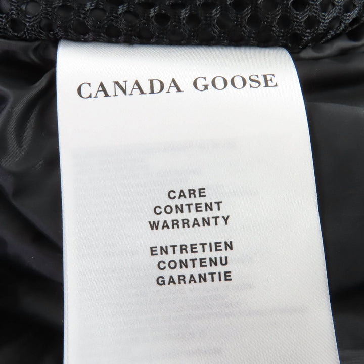 Pristine CANADA GOOSE down coat Byward Parka Logo patch and hood black XS 2610LB