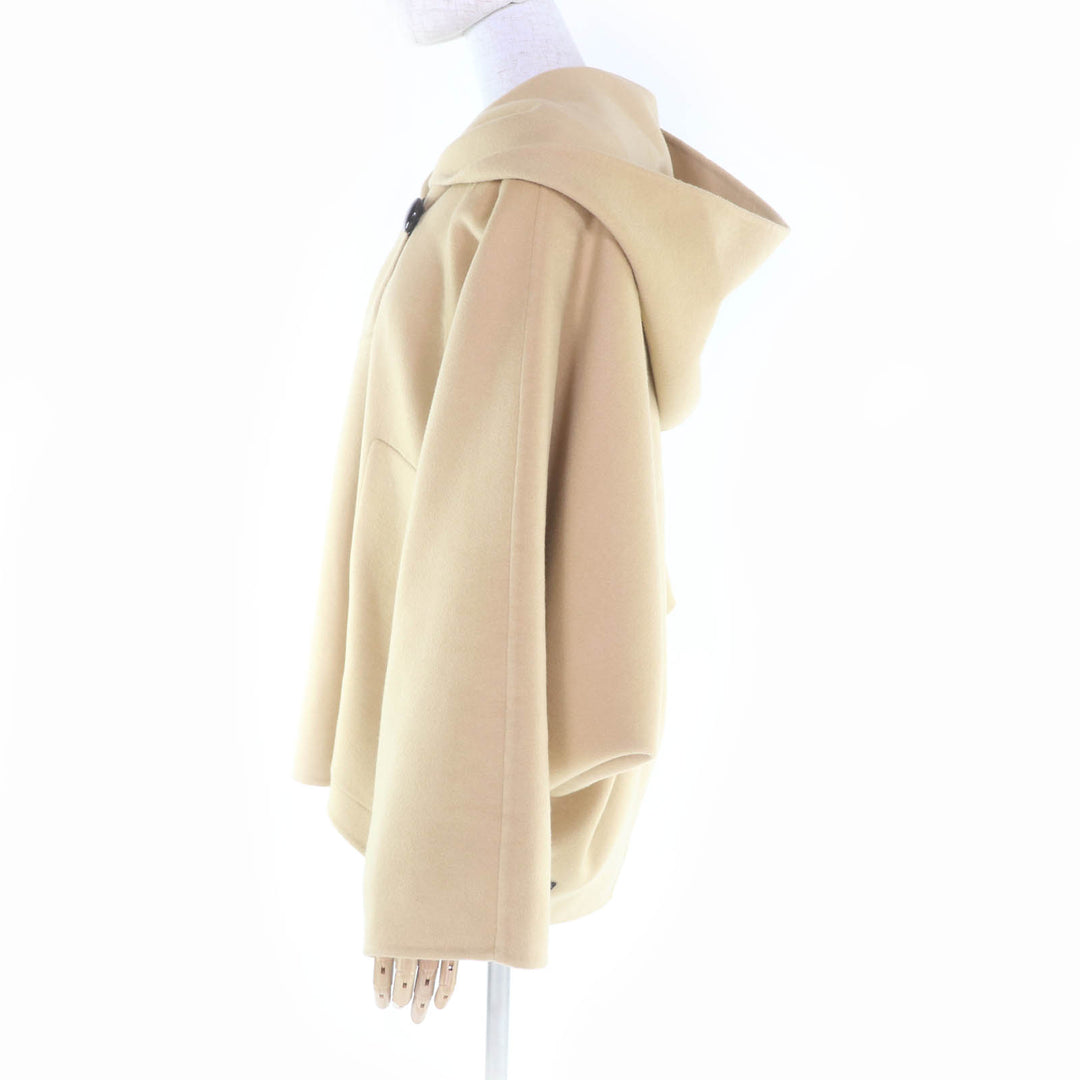 Excellent HERMES Jacket beige cashmere Women 38 5H0193DP