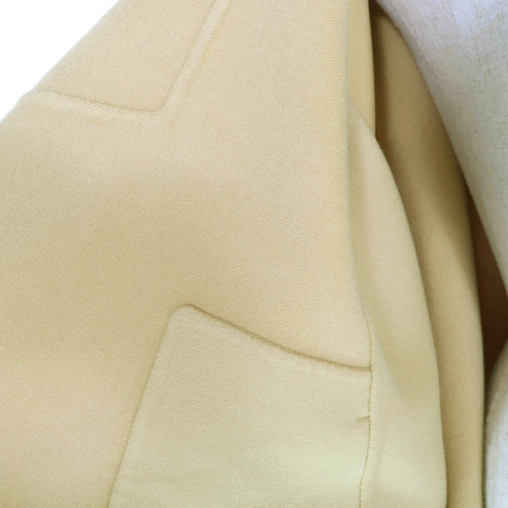Excellent HERMES Jacket beige cashmere Women 38 5H0193DP