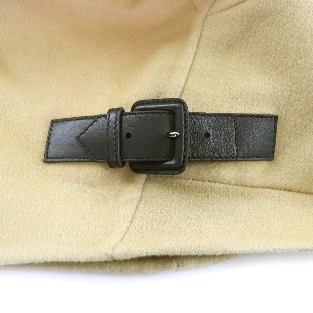 Excellent HERMES Jacket beige cashmere Women 38 5H0193DP