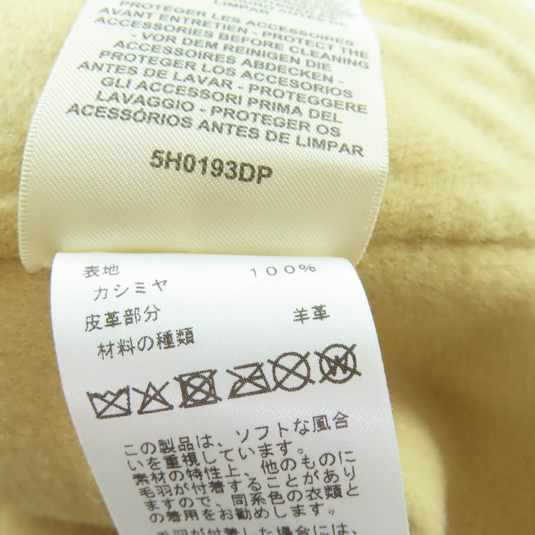 Excellent HERMES Jacket beige cashmere Women 38 5H0193DP