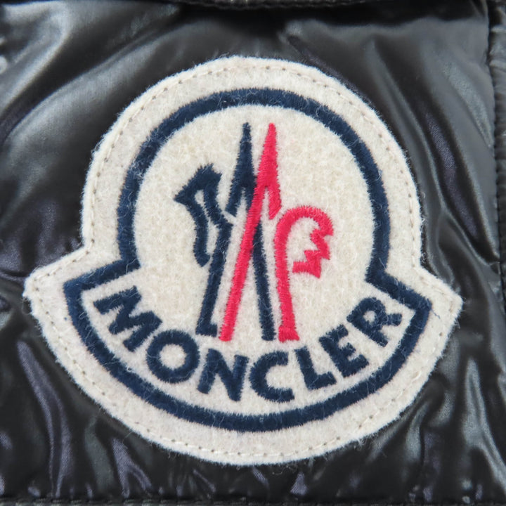 Great MONCLER Down jacket BADIA SPECIAL Logo patch and hood black Nylon Women 0