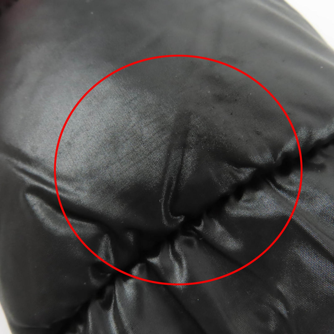 Great MONCLER Down jacket BADIA SPECIAL Logo patch and hood black Nylon Women 0