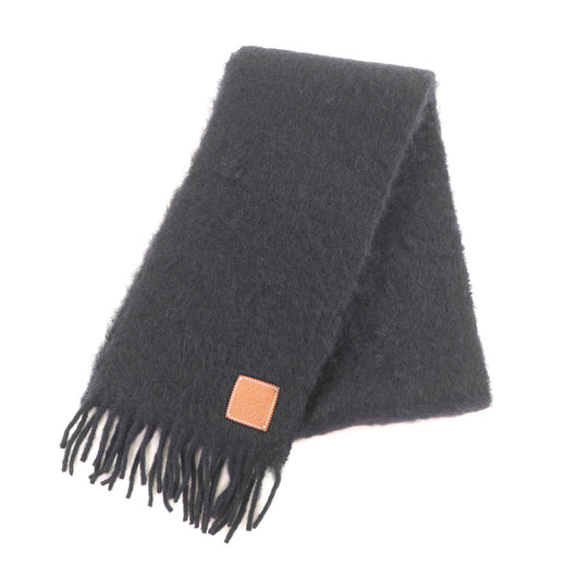 Excellent LOEWE Scarf black mohair Women F811257X01