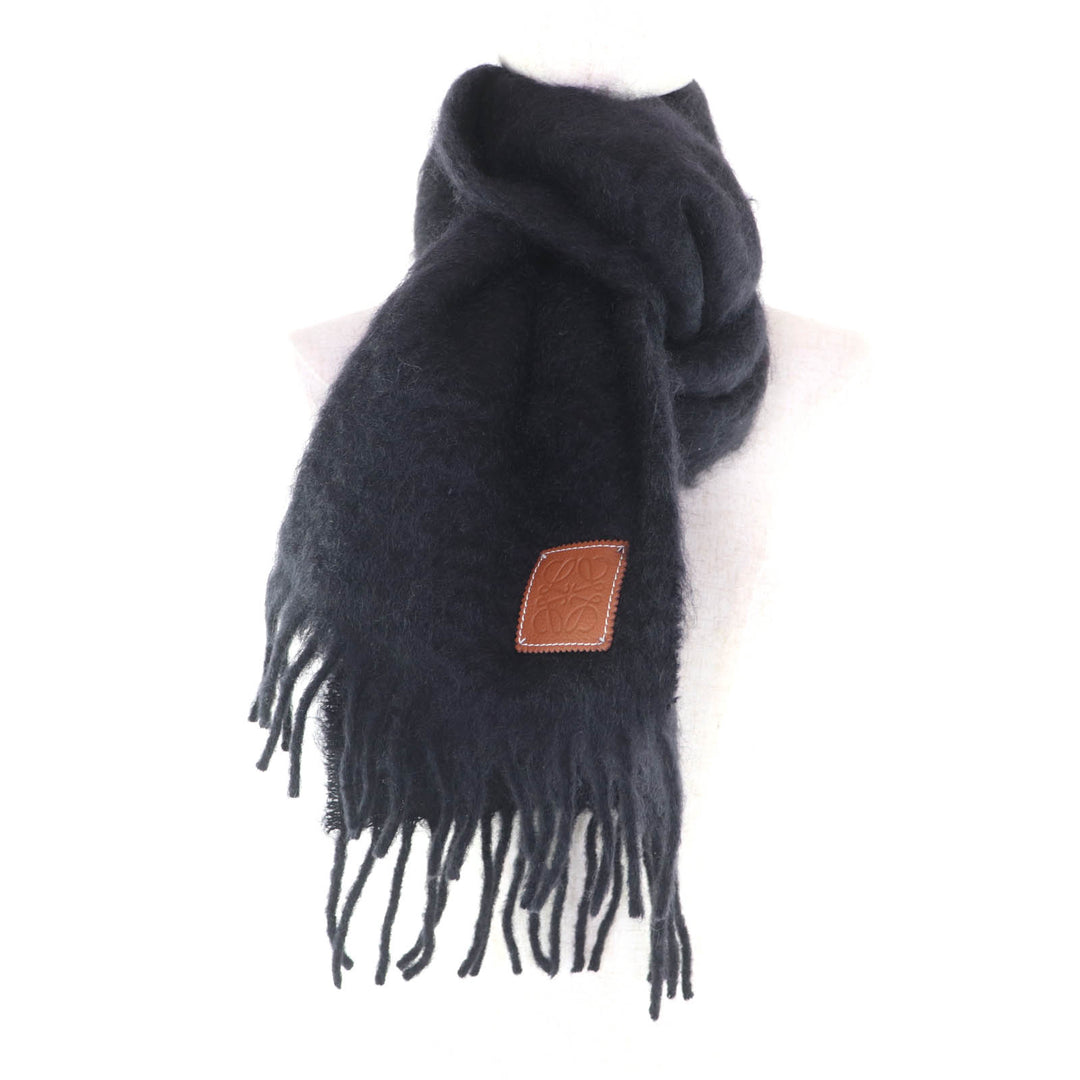 Excellent LOEWE Scarf black mohair Women F811257X01