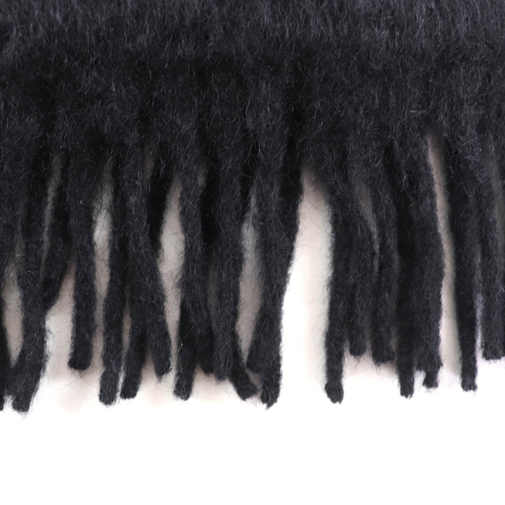 Excellent LOEWE Scarf black mohair Women F811257X01