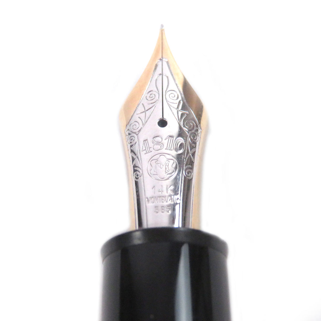 Excellent MONTBLANC fountain pen Meisterstück 149 Cap type black 14K mens