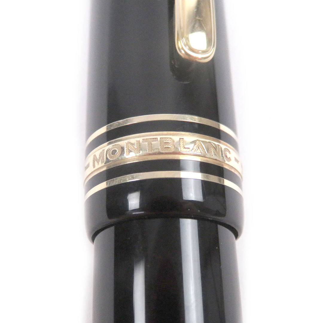 Excellent MONTBLANC fountain pen Meisterstück 149 Cap type black 14K mens