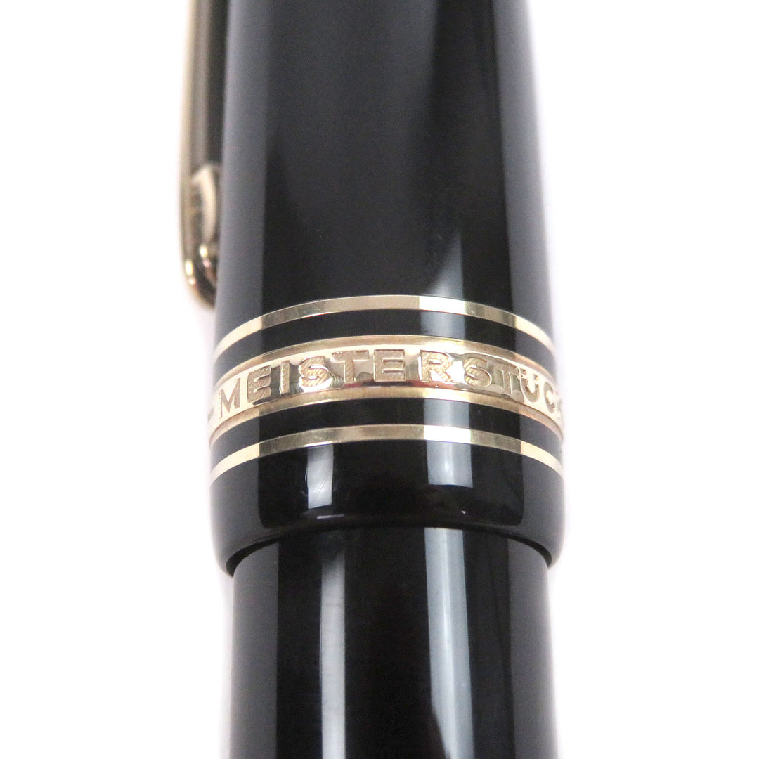 Excellent MONTBLANC fountain pen Meisterstück 149 Cap type black 14K mens