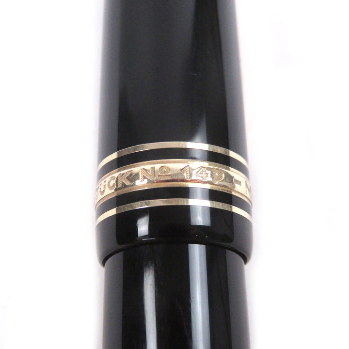 Excellent MONTBLANC fountain pen Meisterstück 149 Cap type black 14K mens