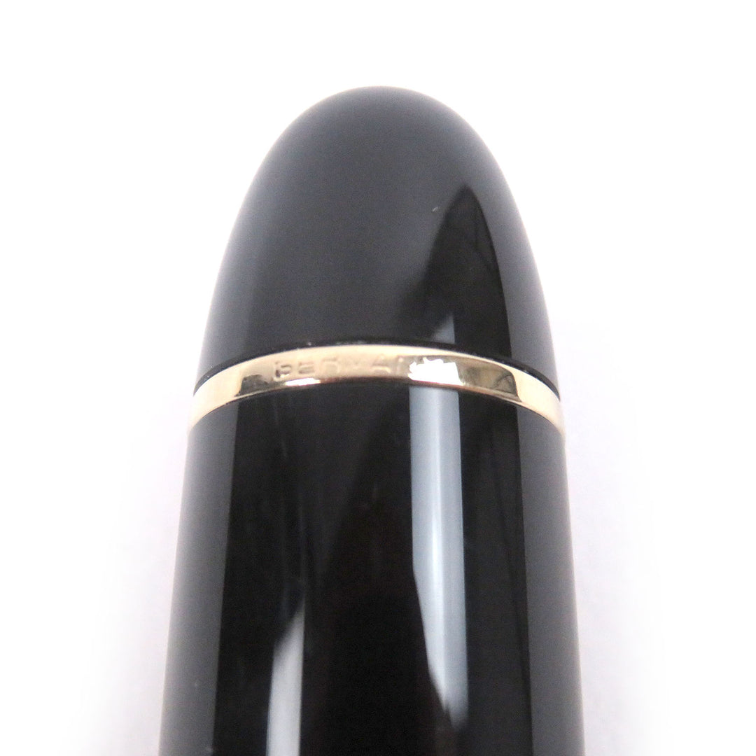 Excellent MONTBLANC fountain pen Meisterstück 149 Cap type black 14K mens