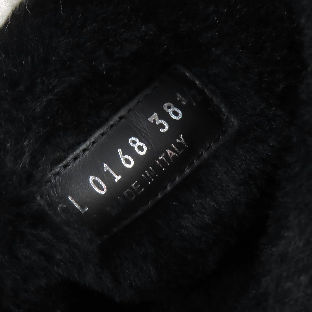 Great LOUIS VUITTON Knee-high boots Snowball Line Monogrammed shearling 38.5