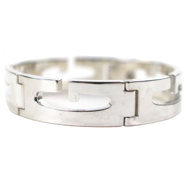 Great GUCCI bracelet Tom Ford 1990s-2000s G Logo Small 7.1"" Silver 925 mens