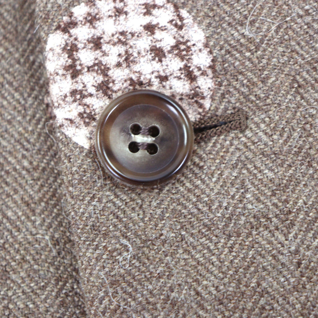 Pristine COMME des GARCONS HOMME PLUS Chester coat Brown wool mens XS PF-J031