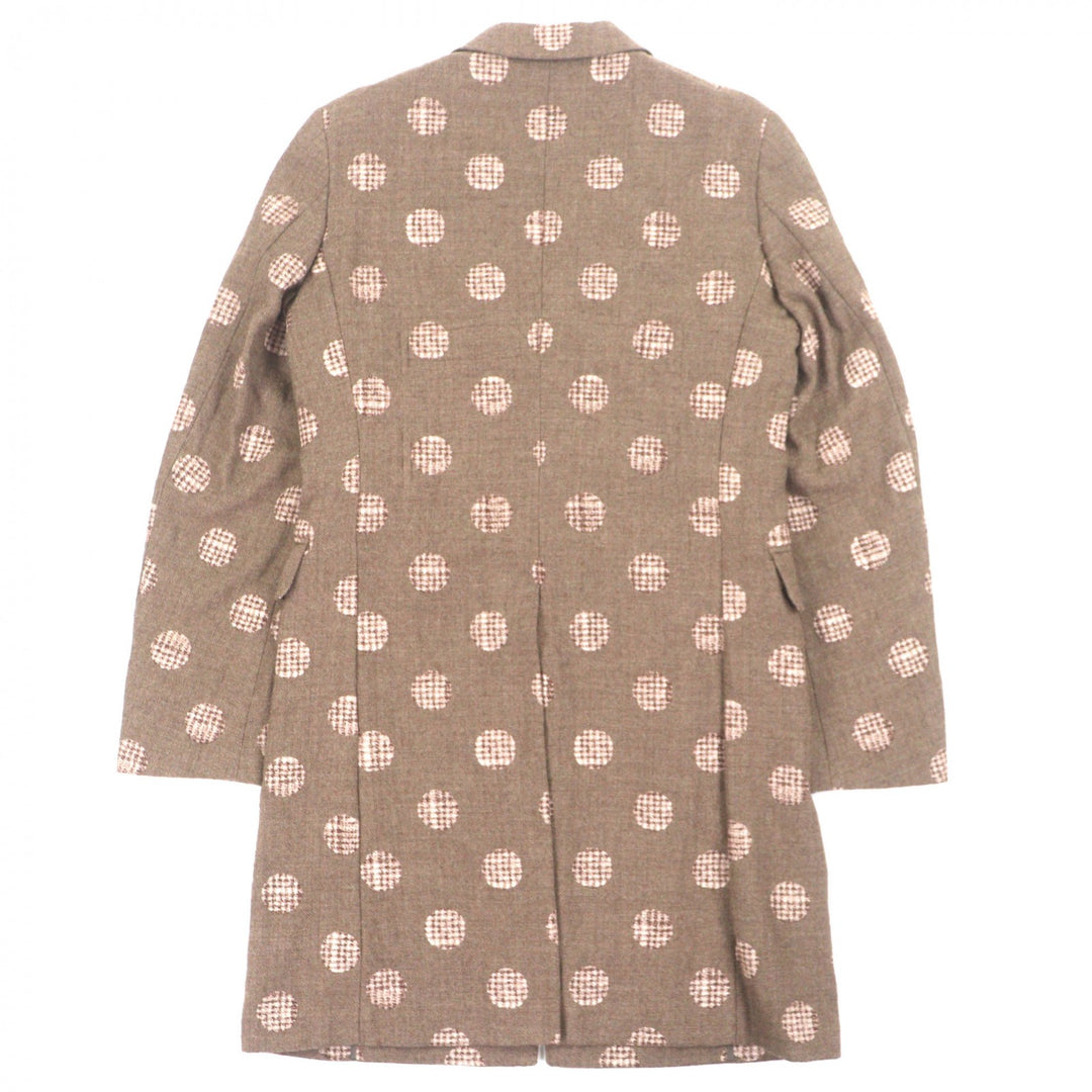 Pristine COMME des GARCONS HOMME PLUS Chester coat Brown wool mens XS PF-J031