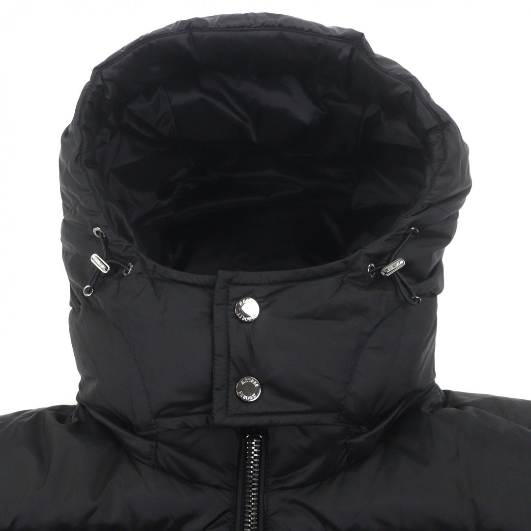 Excellent MOORER Down jacket BRETT Hooded double zip-up black Nylon mens 48