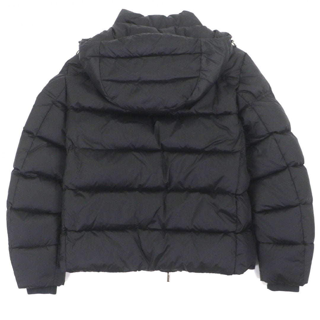Excellent MOORER Down jacket BRETT Hooded double zip-up black Nylon mens 48