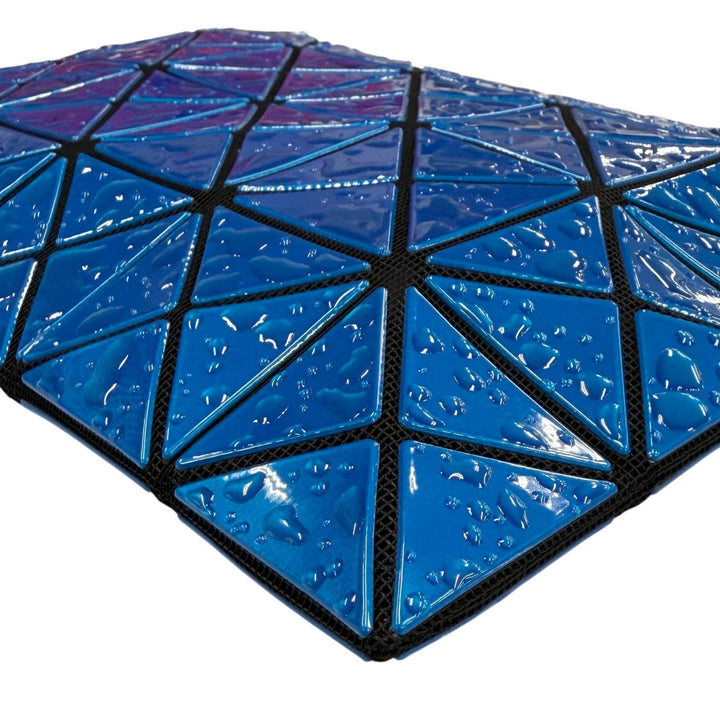 Excellent BAOBAO ISSEY MIYAKE Clutch bag blue PVC Women