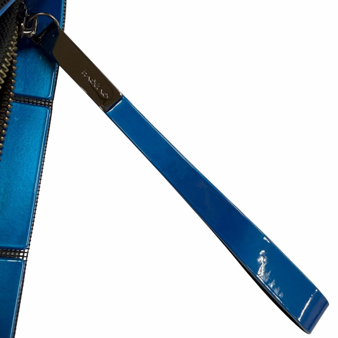 Excellent BAOBAO ISSEY MIYAKE Clutch bag blue PVC Women