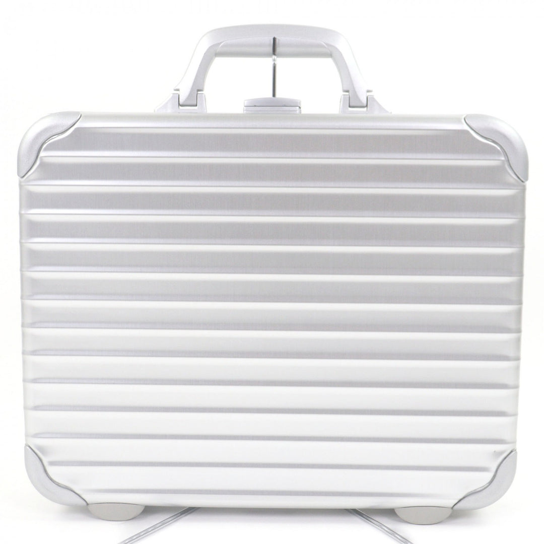 Very Good RIMOWA suitcase Topaz 2-Way Attache Case, Duralumin Case Silver
