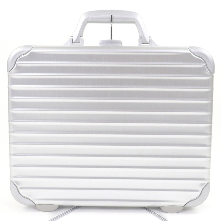 Very Good RIMOWA suitcase Topaz 2-Way Attache Case, Duralumin Case Silver