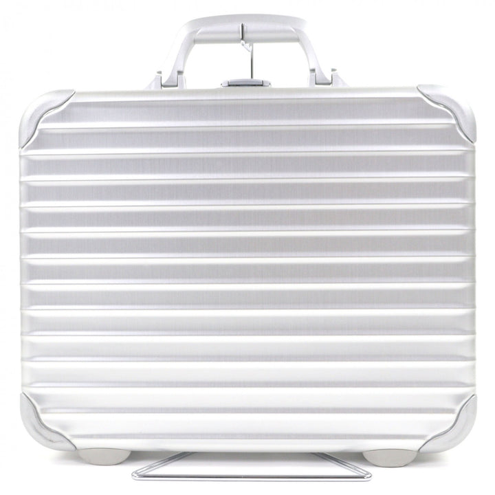 Very Good RIMOWA suitcase Topaz 2-Way Attache Case, Duralumin Case Silver