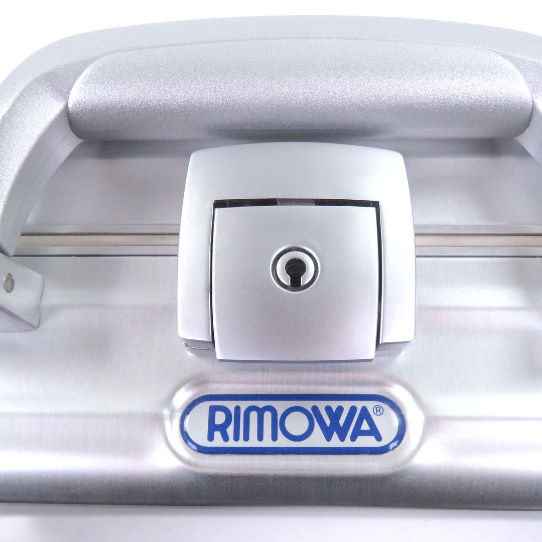 Very Good RIMOWA suitcase Topaz 2-Way Attache Case, Duralumin Case Silver