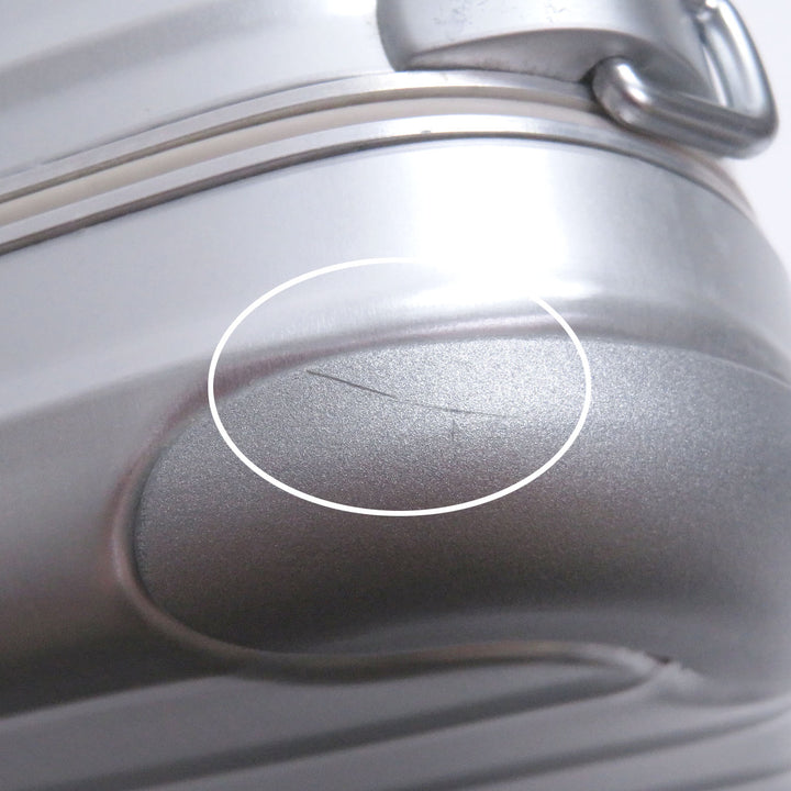 Very Good RIMOWA suitcase Topaz 2-Way Attache Case, Duralumin Case Silver