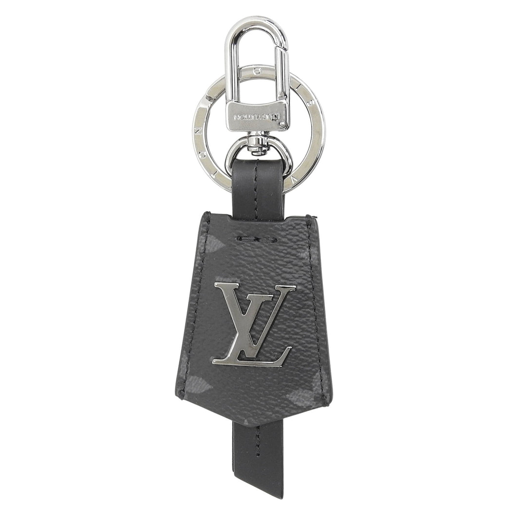 Pristine LOUIS VUITTON key ring Porto Cle Cloche Cle Monogram Eclipse M63620