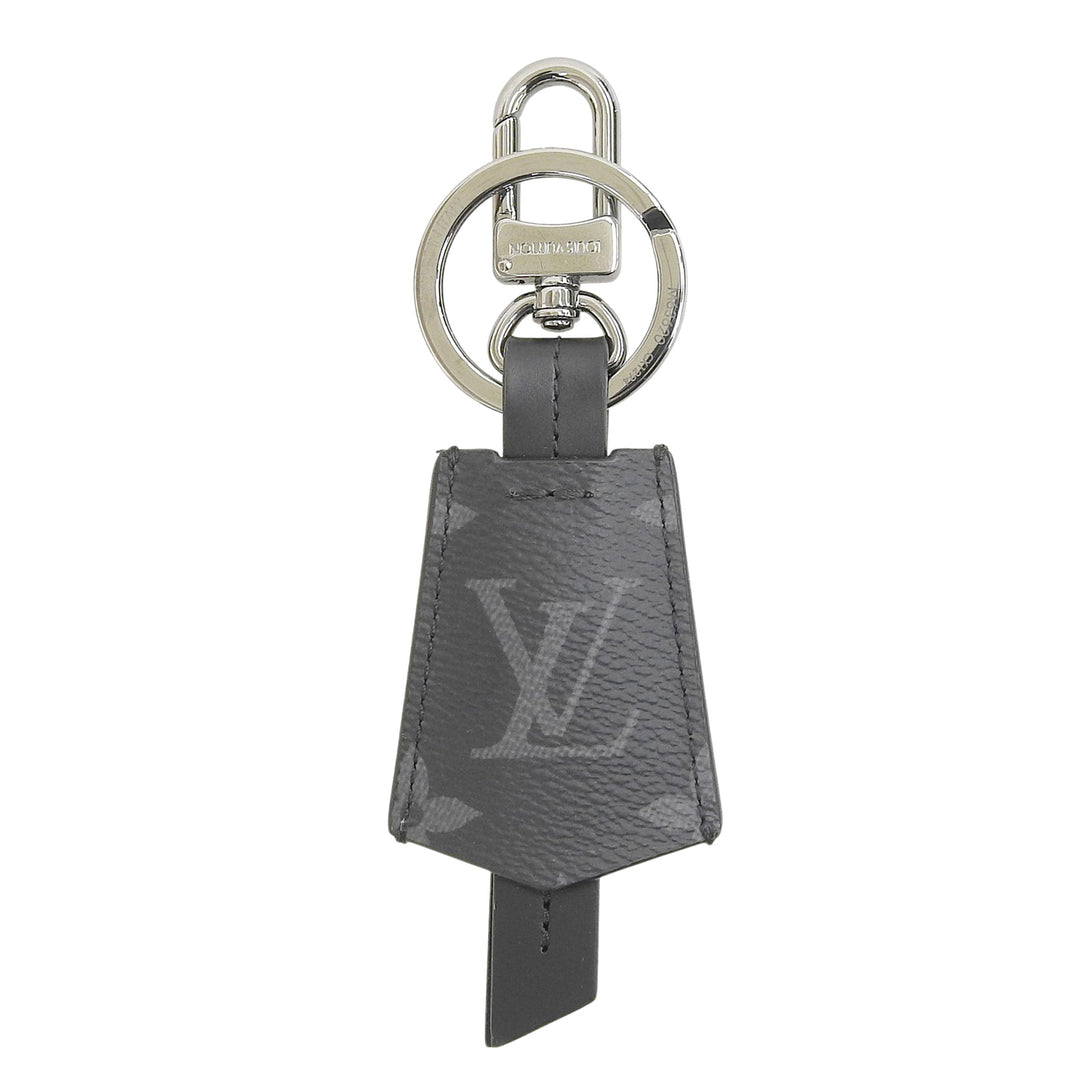 Pristine LOUIS VUITTON key ring Porto Cle Cloche Cle Monogram Eclipse M63620