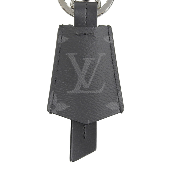 Pristine LOUIS VUITTON key ring Porto Cle Cloche Cle Monogram Eclipse M63620