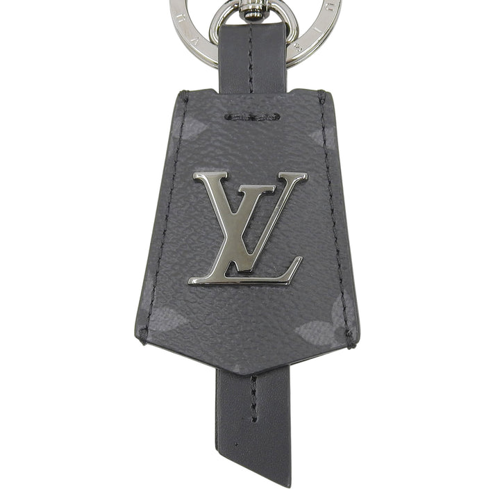 Pristine LOUIS VUITTON key ring Porto Cle Cloche Cle Monogram Eclipse M63620