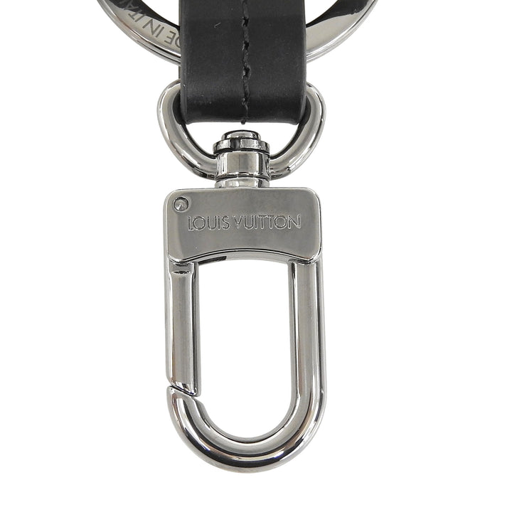Pristine LOUIS VUITTON key ring Porto Cle Cloche Cle Monogram Eclipse M63620