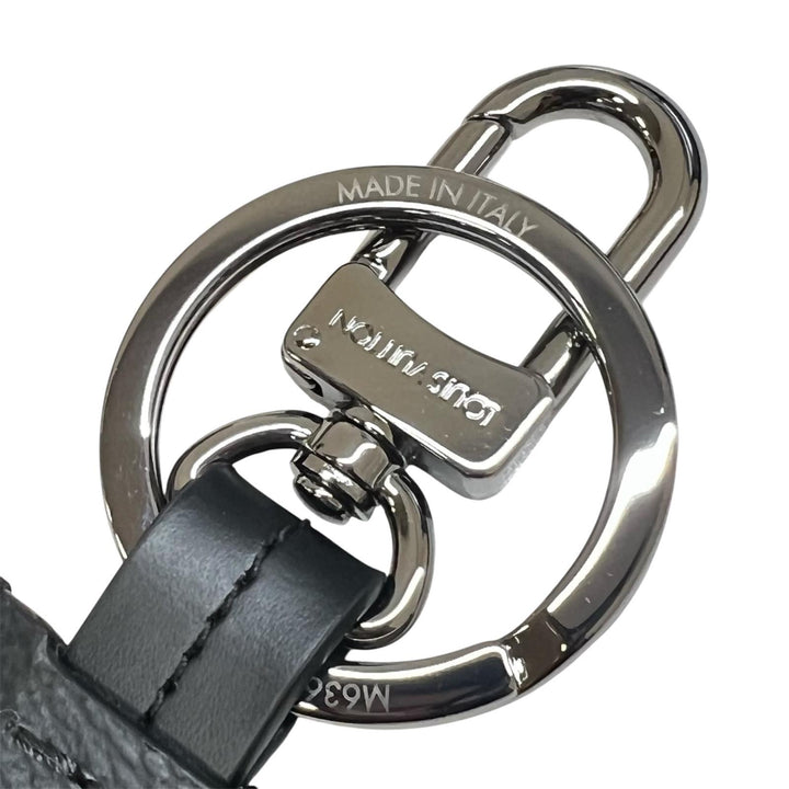 Pristine LOUIS VUITTON key ring Porto Cle Cloche Cle Monogram Eclipse M63620