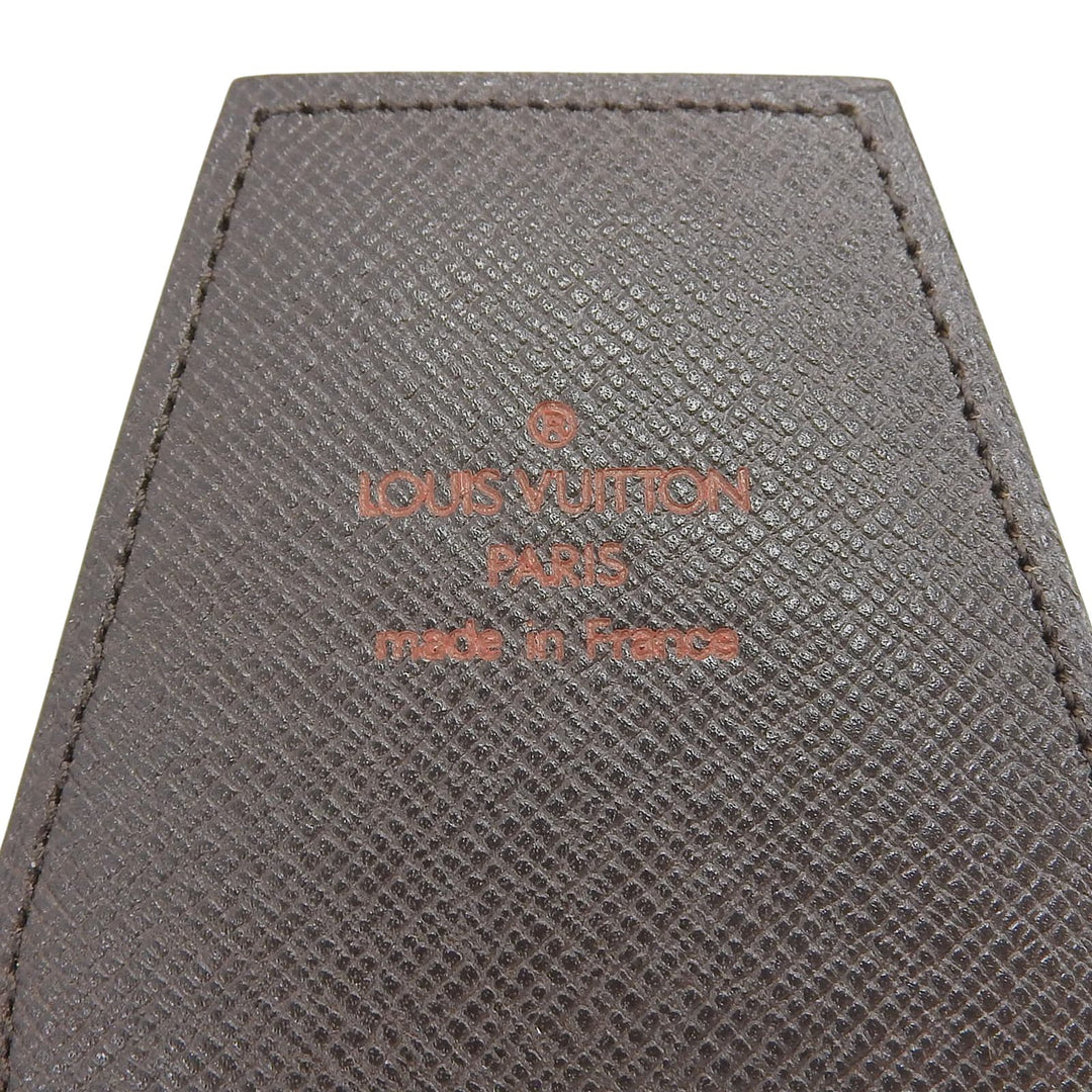 Great LOUIS VUITTON Cigarette case Etui cigarette Damier Ebene mens