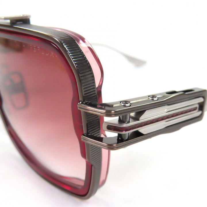 Pristine DITA sunglasses HYPERLUX-1000 Two Bridges Clear red mens DTS470