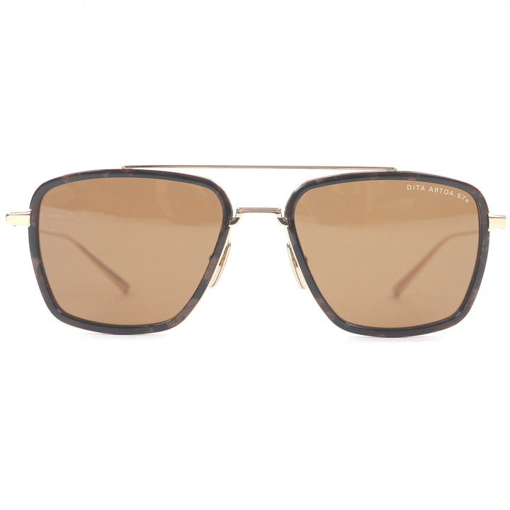 Pristine DITA sunglasses ARTOA 57X Two-Bridge Eyewear Clear brown