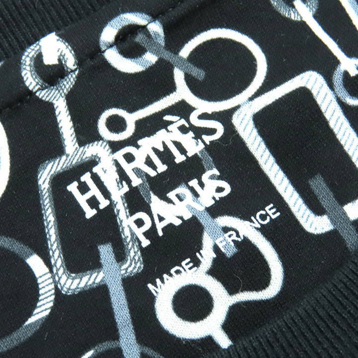 Excellent HERMES one piece Do RE BOUCLES Crew neck Short sleeves 34 3H4514DR