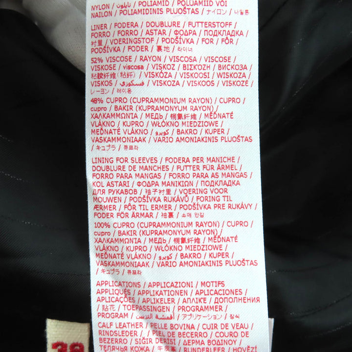 Excellent MARNI coat HIGH GRADE CLOTHING Stitch Design Long Navy 38 CPMA0213U0