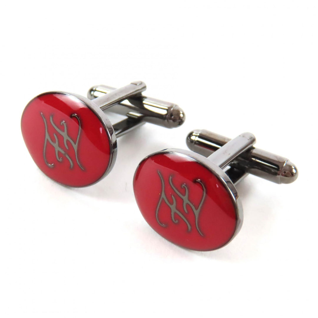 Excellent FENDI Long sleeve shirt FF alligraphy cufflinksincluded silk 38 FS7231
