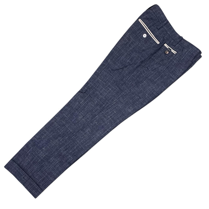 Excellent Paul Smith suit Linen blend, single-breasted, center crease. wool mens