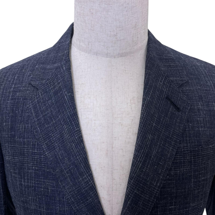 Excellent Paul Smith suit Linen blend, single-breasted, center crease. wool mens