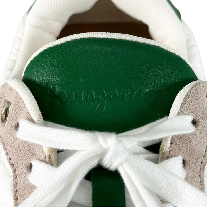 Excellent Salvatore Ferragamo sneakers IGGY GanciniMetal multicolor 6.5 0756565