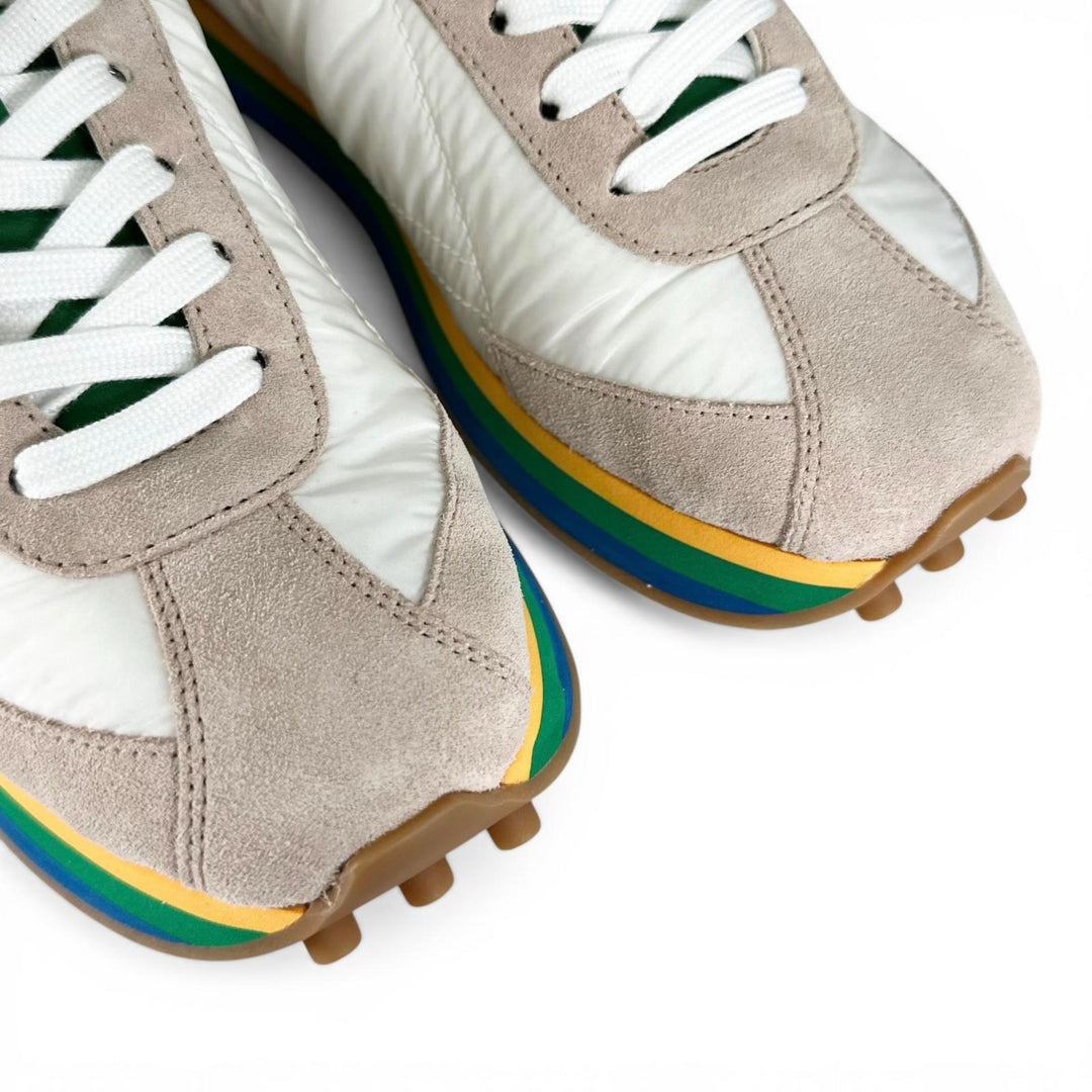 Excellent Salvatore Ferragamo sneakers IGGY GanciniMetal multicolor 6.5 0756565