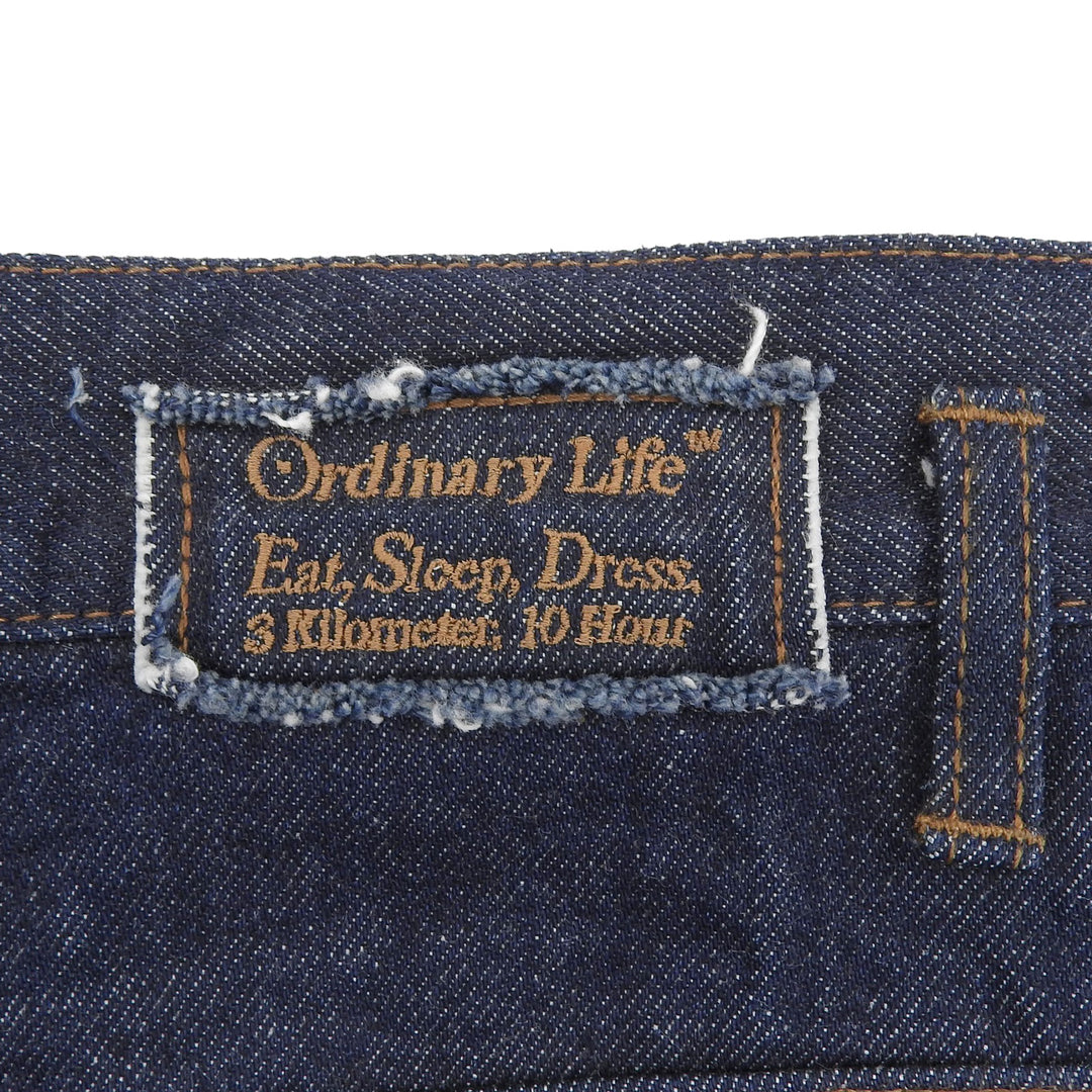 Pristine SHINYAKOZUKA Denim pants ORDINARY CITY PANTALON Indigo mens M 240ISK40