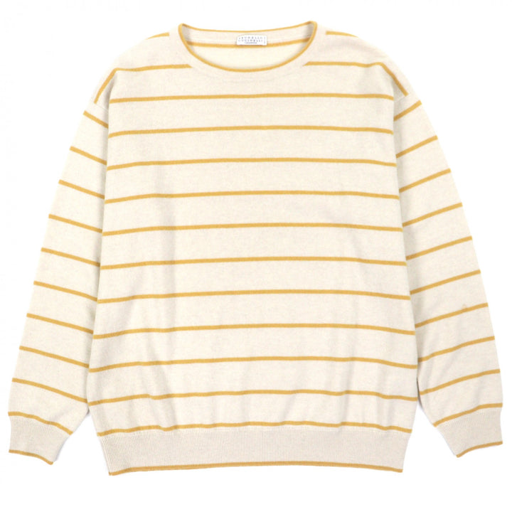 Great Brunello Cucinelli sweater beige Virgin wool mens M