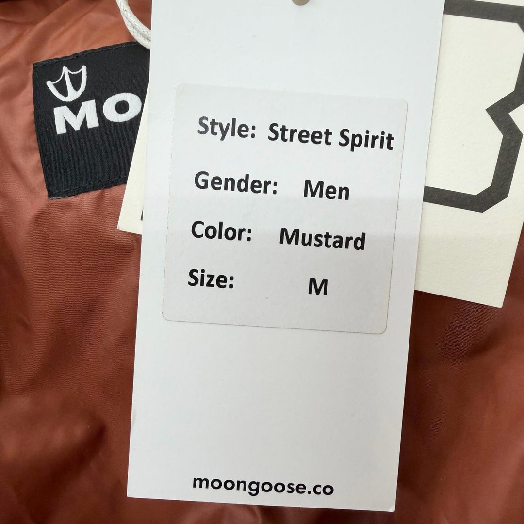 Great MOONGOOSE down coat Street Spirit mustard polyester mens M