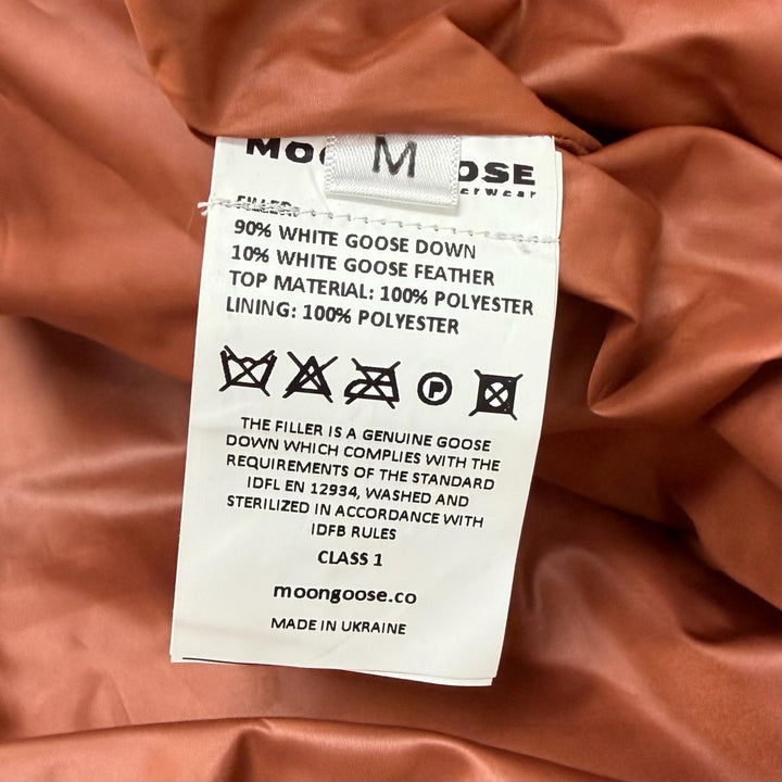 Great MOONGOOSE down coat Street Spirit mustard polyester mens M