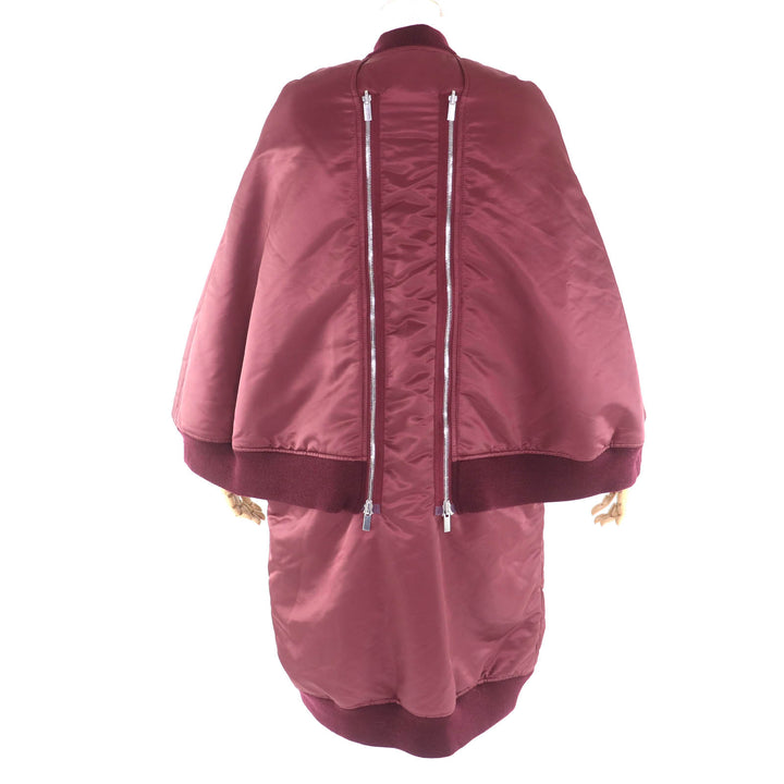 Excellent noir kei ninomiya COMME des GARCONS coat Bordeaux Nylon XS 3L-C003